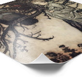 "Sprechen mit den Vögeln" von Arthur Rackham Fotodruck (Ecke)