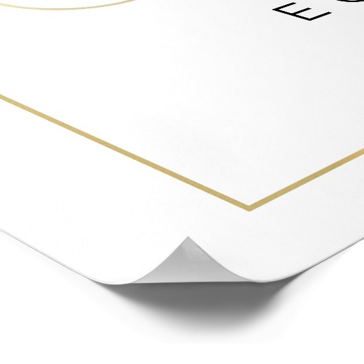 Sprechen Mit freundlichen Worten erhalten Kind Ech Poster (Ecke)