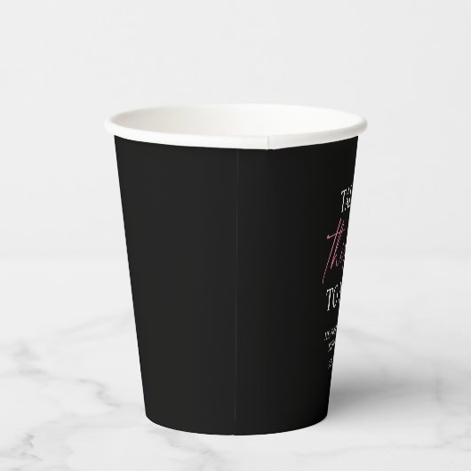 Sprechen Sie 30 mit mir Dekorpapier Cups Pappbecher (Rechts)