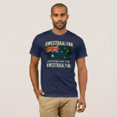 Sprechen Sie Australier mit mir australischer T-Shirt (Vorne ganz)