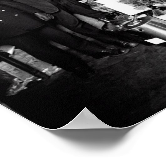 SPRECHEN SIE BOOTLEG RAID c. 1920 Poster (Ecke)