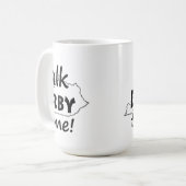 Sprechen Sie Derby mit mir | Derby Kaffeetasse (Vorderseite Links)