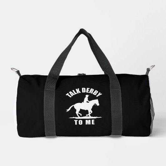 Sprechen Sie Derby mit mir - Pferderennen Duffle Bag (Vorderseite)