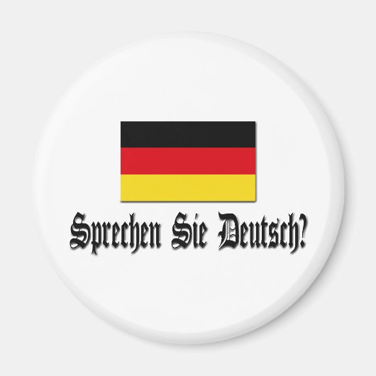 Sprechen Sie Deutsch? Magnet (Vorne)