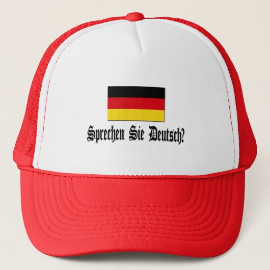 Sprechen Sie Deutsch? Truckerkappe (Vorderseite)