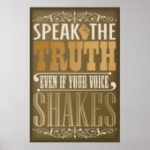 Sprechen Sie die Wahrheit Poster (Vorne)