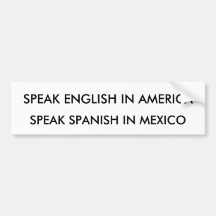 SPRECHEN SIE ENGLISCH IN AMERIKA, SPRECHEN SIE AUTOAUFKLEBER
