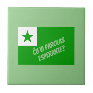 Sprechen Sie Esperanto? Fliese