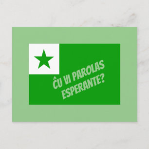 Sprechen Sie Esperanto? Postkarte