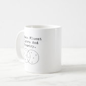 Sprechen Sie fließend Algebra und Geometrie Expert Kaffeetasse (Vorderseite Links)