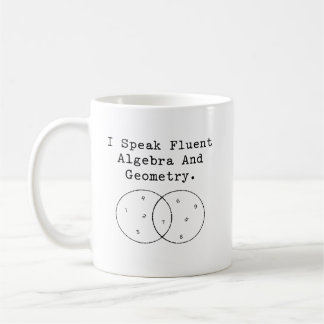 Sprechen Sie fließend Algebra und Geometrie Expert Kaffeetasse