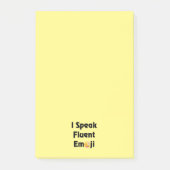 Sprechen Sie fließendes Emoji Post-it Klebezettel (Vorderseite)
