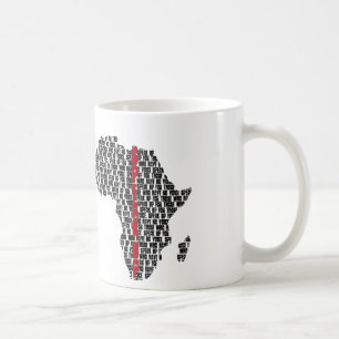 Sprechen Sie herauf Afrika-Tasse ` Kaffeetasse