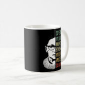 Sprechen Sie Ihre Meinung, selbst wenn Ihre Stimme Kaffeetasse (VorderseiteRechts)