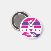 Sprechen Sie Ihren Geist Magnet (Vorderseite/Rückseite)