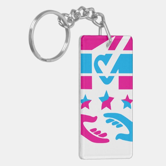 Sprechen Sie Ihren Geist Schlüsselanhänger (Vorderseite links)