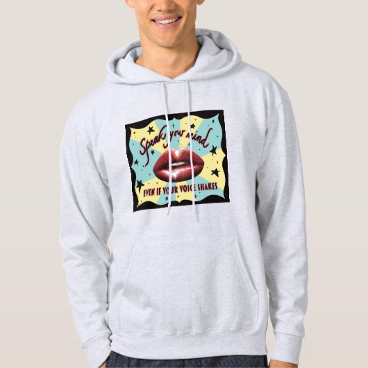 Sprechen Sie Ihren Geist, wählen Sie, Aktivist Hoodie (Vorderseite)