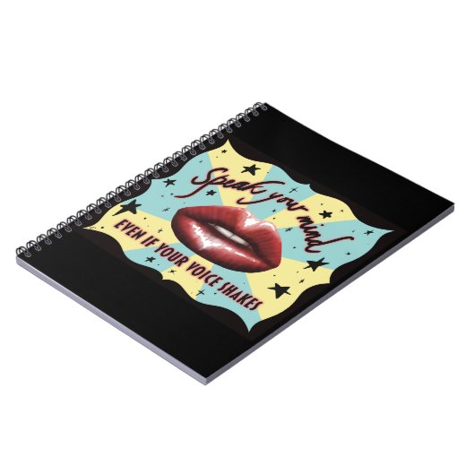 Sprechen Sie Ihren Geist, wählen Sie, Aktivist Notizblock (Linke Seite)