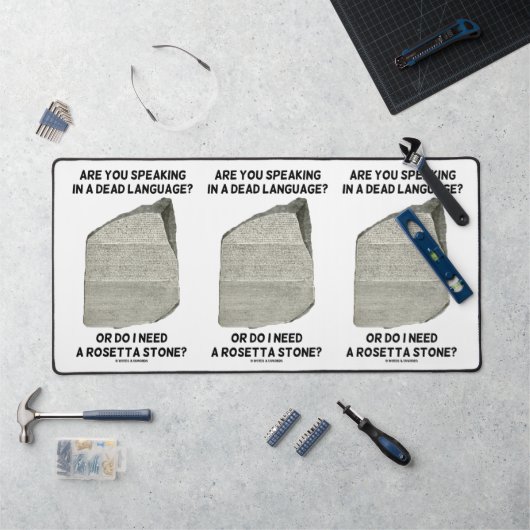 Sprechen Sie in einer toten Sprache oder brauche i Schreibtischunterlage (Arbeitsplatz)