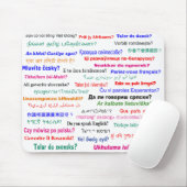 Sprechen Sie…? in vielen Sprachen Mousepad (Mit Mouse)