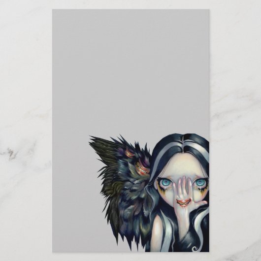 "Sprechen Sie kein schlechtes" Briefpapier (Vorderseite)