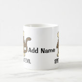 Sprechen Sie keine Übel-Affen - personifizieren Kaffeetasse (Mittel)