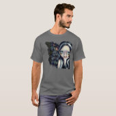 Sprechen Sie keinen Engels-Horror Surrealism des T-Shirt (Vorne ganz)