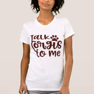 SPRECHEN SIE MIR CORGIS - CORGI TYPOGRAPHIE T-Shirt