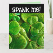 SPRECHEN SIE MIR! ICH BIN IRISH! ST.PATRICK'S DAY KARTE (Vorderseite)