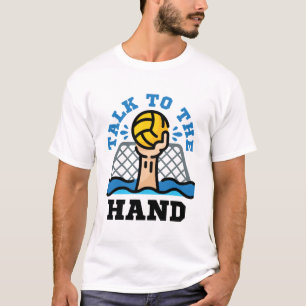 Sprechen Sie mit dem Hand Funny Water Polo Goalie