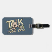 Sprechen Sie mit dem Handgepäck Gepäckanhänger (Vorderseite horizontal)