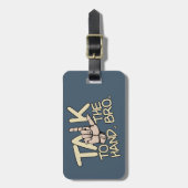 Sprechen Sie mit dem Handgepäck Gepäckanhänger (Vorderseite vertikal)