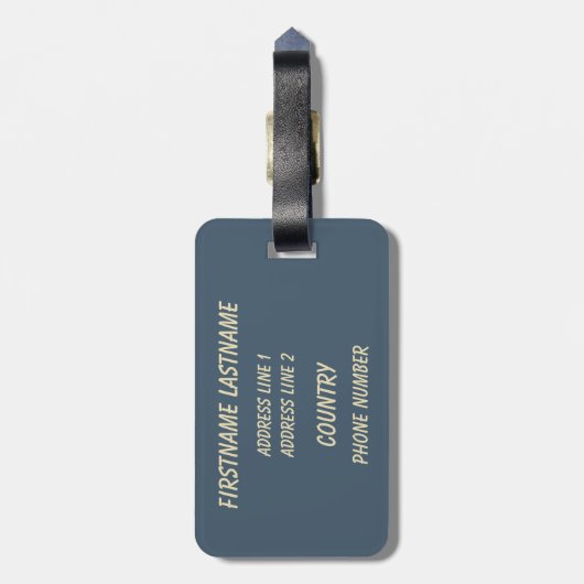 Sprechen Sie mit dem Handgepäck Gepäckanhänger (Rückseite vertikal)