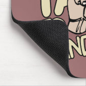 Sprechen Sie mit dem Handpuffer Mousepad (Ecke)