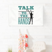 Sprechen Sie mit dem Hands Funny Volleyball Middle Banner (Insitu)