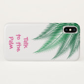 Sprechen Sie mit dem iPhone-Fall von Palm Case-Mate iPhone Hülle (Rückseite (Horizontal))