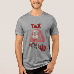 Sprechen Sie mit dem männlichen T - Shirt
