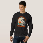 Sprechen Sie mit dem Sand Port Arthur Beach Texas Sweatshirt (Vorne ganz)