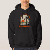 Sprechen Sie mit dem Sandstrand Cocoa Beach Florid Hoodie (Vorderseite)