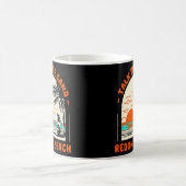 Sprechen Sie mit dem Sandstrand Redondo Beach Cali Kaffeetasse (Mittel)