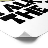 Sprechen Sie mit dem Schwanz Dog Poster (Ecke)