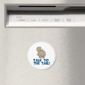 Sprechen Sie mit dem Schwanz Hippo Magnet (In Situ (Geschirrspüler))