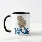 Sprechen Sie mit dem Schwanz Hippo Tasse (Links)