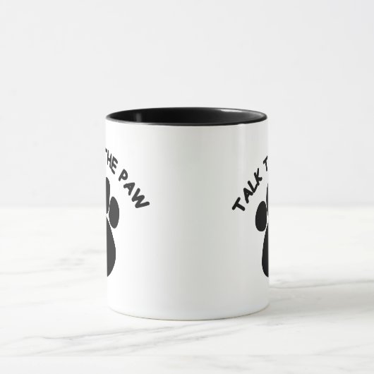 Sprechen Sie mit den Paw-Tasse Tasse (Zentrum)
