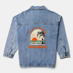 Sprechen Sie mit den Sandnags Head Beach North Car Jeansjacke
