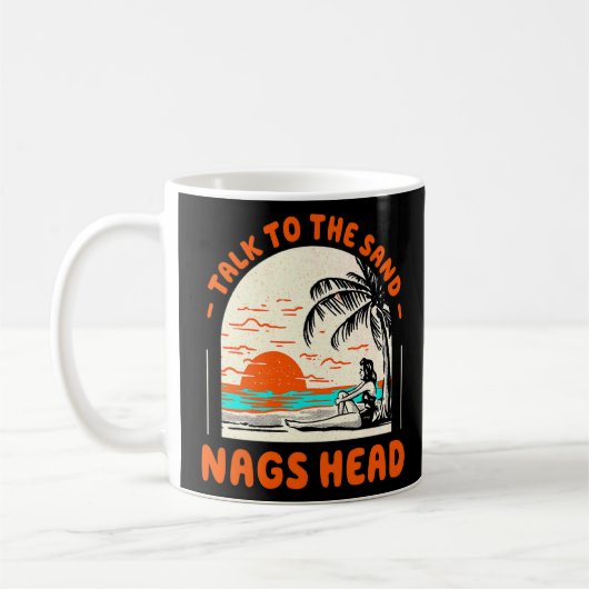 Sprechen Sie mit den Sandnags Head Beach North Car Kaffeetasse (Links)