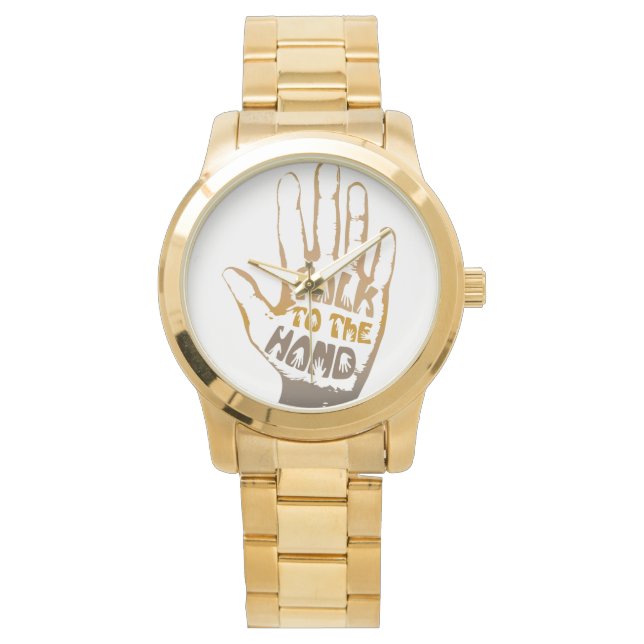 Sprechen Sie mit der Hand Armbanduhr (Vorderseite)
