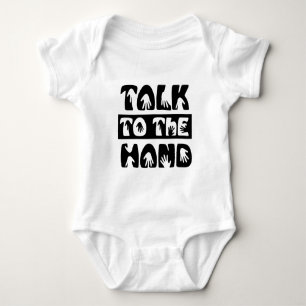 Sprechen Sie mit der Hand Baby Strampler