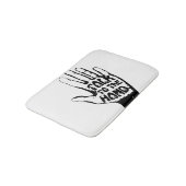 Sprechen Sie mit der Hand Badematte (Schrägansicht)