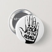 Sprechen Sie mit der Hand Button (Vorne & Hinten)